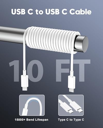 Rapid Charge 45 W USB-C Power Duo for Google Pixel Devices – Includes 10 FT Flexible Cable for Enhanced Charging Flexibility – Ideal for Pixel 9/9 Pro XL, Fold, 8/8 a/8 Pro, 7/7 a/7 Pro, 6/6 a/6 Pro – Travel-Ready Compact Design for Ultimate Portability – Durable Fast Charging Solution to Keep Your Devices Powered Anytime, Anywhere