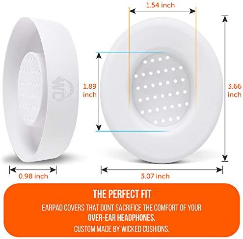 Upgrade Your Beats: WC Sweat Z Studio Earpad Covers for Studio 2 & 3 | Revolutionary Sweatproof Design, Effortlessly Washable, Perfect Fit | Unmatched Protection for Headphones & Enhanced Comfort