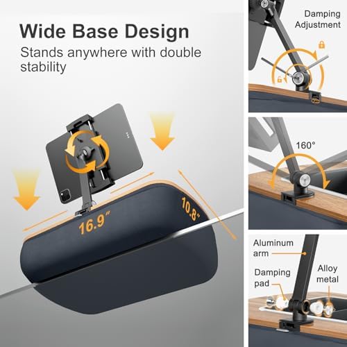 Ultimate Comfort Lap Beanbag Tablet Pillow Stand with Integrated Snack Bowl – Adjustable 360° Rotating i Pad Holder for 4.7″-13″ Devices – Perfect for Hands-Free Reading and Relaxation on Bed, Couch, or Recliner in Stylish Gray – Enhance Your Leisure Experience Today!