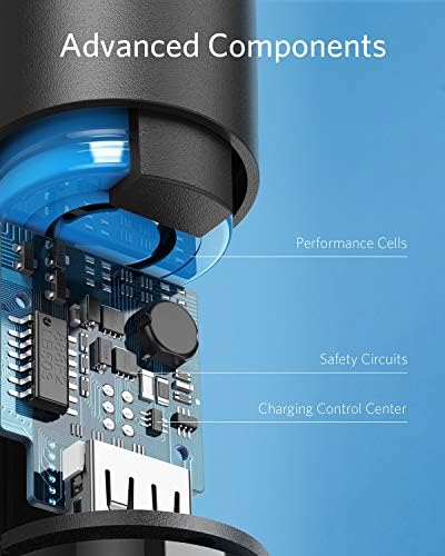 Anker Power Core 5000 m Ah Ultra-Compact Portable Charger – High-Speed External Battery for i Phone, i Pad, Samsung Galaxy & More – Reliable Charging Solution with Enhanced Device Compatibility and Safety Features