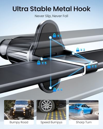 REEVAA Mag Safe Car Mount – Premium Magnetic Phone Holder with Unmatched Magnet Strength for i Phone 16 Pro Max, 15, 14, 13, 12 Plus & Mini | 360° Adjustable Design for Optimal Viewing | Effortless Installation for Enhanced Driving Safety and Convenience