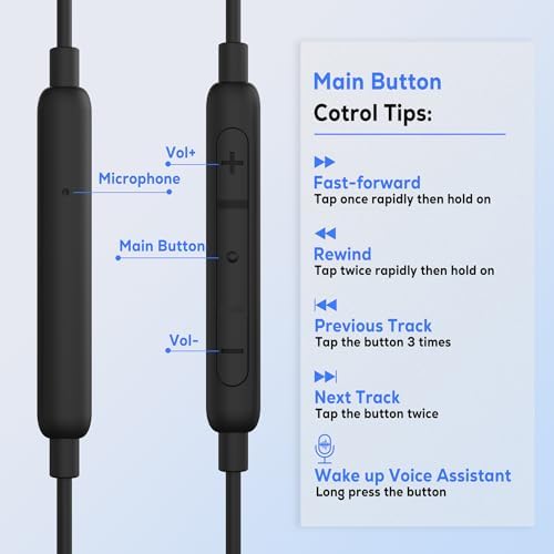 High-Fidelity USB C Earbuds with Built-In Microphone for i Phone 16 Pro Max & Samsung Galaxy – Lightweight, Tangle-Free Wired Headphones for Music and Gaming – Superior Audio Quality & Ergonomic Comfort for All-Day Wear – Seamless Compatibility with Android Devices Including Google Pixel