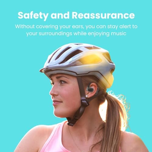 Discover the MOOR Beige Open Wave Wireless Earbuds: Premium Bluetooth 5.3 Headphones with 40-Hour Playtime, Enhanced ENC Noise Cancelling, and 16.2 mm Dynamic Drivers for Immersive Stereo Sound – IPX4 Waterproof Design for Active Lifestyles, Perfect for Commuting and Outdoor Adventures.