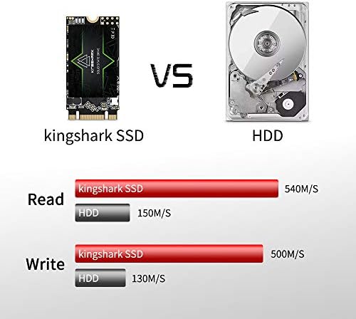 Boost Your Gaming Setup with the Kingshark Gamer 256 GB M.2 2242 SSD – Lightning-Fast SATA III Storage for Uninterrupted Gameplay and Maximum Compatibility!