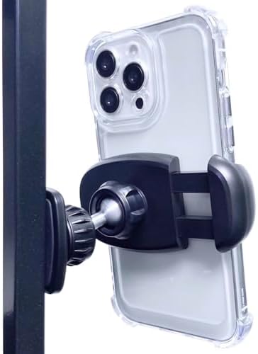 Experience Ultimate Convenience with the Heavy-Duty Gym Magnetic Phone Holder – Perfect for Big Phones & Thick Cases, Securely Attaches to Metal Surfaces for Hands-Free Workout Recording and Easy App Access, Compatible with All Smartphones, Lightweight and Tool-Free Installation for Fitness Enthusiasts