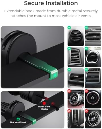i Ottie i Tap 3 Magnetic Dashboard Smartphone Holder – Universal Car Mount for i Phone & Android with Mag Safe Support, Effortless One-Hand Operation, Quick Adhesive Setup for Secure and Safe Driving