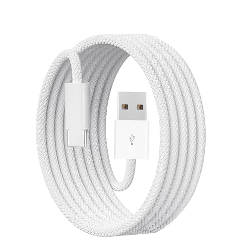 Premium MFi Certified 2 Pack USB-A to USB-C Car Play Cables – 3.3 ft High-Performance Charging & Data Transfer Cords for i Phone 15/16 Pro/Plus/Max and i Pad Pro – Fast Charging, Exceptional Durability, Uninterrupted Connectivity for Enhanced Driving Experience