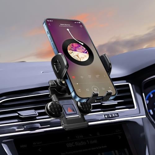 ELOHEI Custom Phone Mount for Volkswagen Golf 8 MK8 R GTI (2020-2024) – Ultimate Car Phone Holder for Enhanced Driving Experience, Quick-Release Design, 360-Degree Rotation, and Exceptional Compatibility with All Smartphone Sizes – Essential VW Golf Accessory for Navigation and Hands-Free Use
