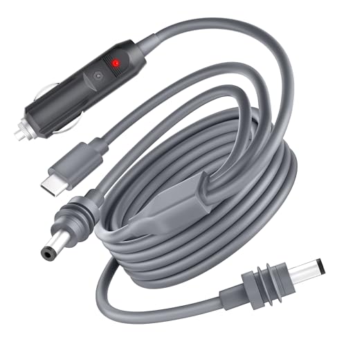 Ultimate Starlink Mini Car Charger – 100 W USB C to DC Power Cable – 10 ft Durable Cigarette Lighter Charging Cord – High-Speed Compatibility for Seamless Device Powering on the Go – 18 AWG Enhanced Performance