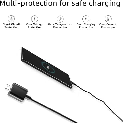 Rapid Charge USB C Power Adapter for Samsung Galaxy | 5 FT Heavy-Duty Type C Cable for A14, A54, A03 S, A13, A15, A16 5 G, A53, A23, A34, A24 | Exceptional Durability and High-Speed Performance for On-the-Go Lifestyles | Essential Charging Solution for Android Devices