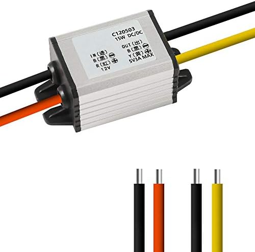 Advanced Waterproof DC Step-Down Converter Module – Seamlessly Converts 8-40 V Input to 3-24 V Output for Reliable 3 A Power Supply in Automotive Applications – Exceptional Voltage Regulation for Optimal Performance of Car and Truck Accessories