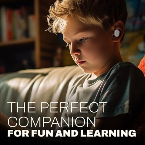 Coby Kids Simon the Sloth Wireless Bluetooth Earbuds – Splash-Proof, 24-Hour Playtime, Easy-Control Design with Adorable Carrying Case for Young Music Enthusiasts and Educational Adventures