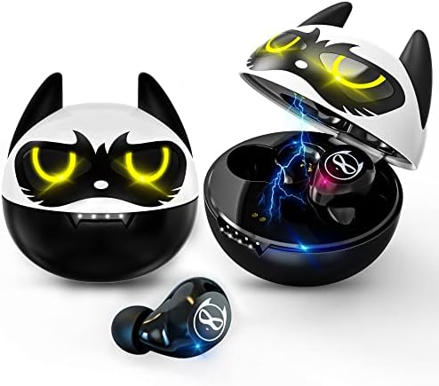 Kids’ Bluetooth 5.1 Wireless Earbuds – Adorable Waterproof Earphones with Dual Mics, 36-Hour Playtime, Hi-Fi Stereo Sound, and Gaming Mode – Perfect for Active Young Listeners and Learning on the Go