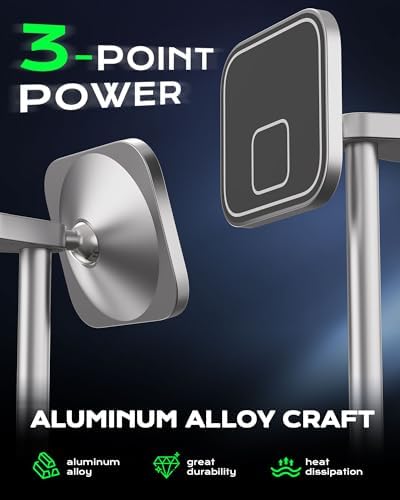 Basketball-Inspired 3-in-1 Magnetic Charging Station for Google Pixel 9/9 Pro XL, Pixel 8/8 Pro, Pixel Watch 2/3 & Pixel Buds Pro/2 – 15 W Fast Wireless Charger with 30 W Adapter, Enhanced Stability & Creative Design for Home and Office Use – Durable Aluminum Alloy Build with Precision Magnetic Alignment