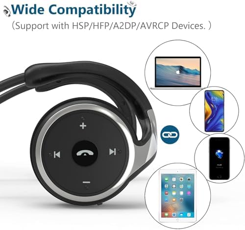 Premium Gold Bluetooth Sports Headphones – Lightweight, Sweatproof, and Foldable Behind-The-Head Design for Ultimate Comfort and Connectivity in Active Lifestyles