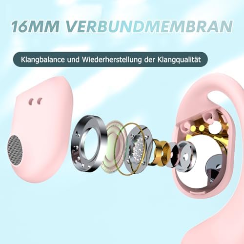Revolutionary Open Ear Bone Conduction Wireless Headphones – Bluetooth 5.4 Sport Earbuds for Active Lifestyles, Ergonomic Lightweight Design, Superior Sound Quality, and Sweat-Resistant Durability – Ideal for Runners, Cyclists, and Outdoor Enthusiasts with Smaller Ear Canals – Experience All-Day Comfort While Staying Aware of Your Surroundings and Enjoying Your Favorite Music