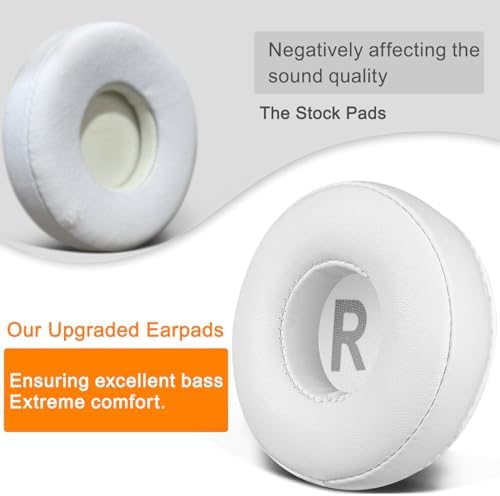 Transform Your Beats EP Experience with SOULWIT’s Advanced Noise-Isolating Ear Pad Cushions – Premium High-Density Foam for Unmatched Comfort and Longevity – Innovative Cooling Gel Technology in Modern EP CG White Finish for Enhanced Audio Enjoyment
