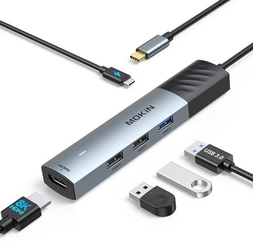 Revolutionize Your Workspace with the Ultimate 10-in-1 USB C Hub Multiport Adapter – Unleash 4 K HDMI, VGA, Gigabit Ethernet, 3 USB 3.0 Ports, Audio Output, PD Charging, and SD/Micro SD Readers for Mac Book Pro and More – Exceptional Speed and Versatility for Modern Professionals
