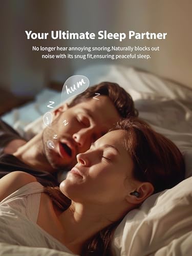 Ultimate Comfort Invisible Bluetooth Sleep Earbuds for Side Sleepers – Advanced Noise-Canceling Technology with Bluetooth 5.3 – Perfect for Meditation, Work, and Rest – Stylish Purple Design for Discreet Use and Enhanced Relaxation