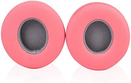 Upgrade Your Beats: Vibrant Pink & Psychedelic Red Replacement Earpads for Solo 2.0/3.0 Wireless Headphones – Exceptional Comfort, Enhanced Sound Isolation, Easy Installation, and Durable Design for Ultimate Listening Experience