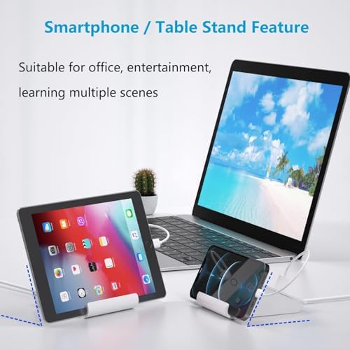 VHBW 35 W 6-Port USB C Charging Hub – Innovative Multi-Device Fast Charging Station with 3 USB-C & 3 USB-A Ports – Optimal Compatibility for i Phone 14/13/12 & Samsung Galaxy S23/S22/S21 – Smart Power Distribution for Rapid Charging Efficiency