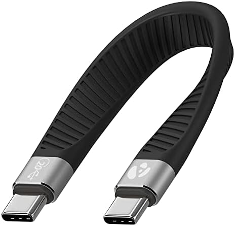 Ultra-Fast USB-C to USB-C USB4 Charger Cable – 5-Inch, 40 Gbps Data Transfer, 240 W Power Delivery, Thunderbolt 3/4/5 Compatible, Perfect for i Phone 15/16, i Pad, Mac Book, Samsung Galaxy, and More – Travel-Ready, Durable, High-Performance Cable for Enhanced Connectivity