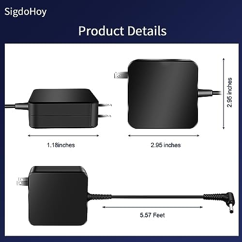 High-Performance 65 W/45 W AC Power Adapter for Lenovo Idea Pad Flex 5/3 Series, V14/V15, Yoga 710 – Fast Charging Laptop Charger with Enhanced Compatibility for Multiple Models – Reliable Power Supply Cord for Optimal Device Performance