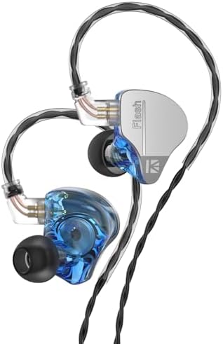KZ ZSN Pro Hybrid In-Ear Headphones – Premium 1 BA & 1 DD Gaming Earbuds with Detachable 3.5 mm Cable for Crystal-Clear Sound and Ergonomic Comfort – Stylish Purple Finish, Enhanced Device Compatibility for Gamers and Audiophiles