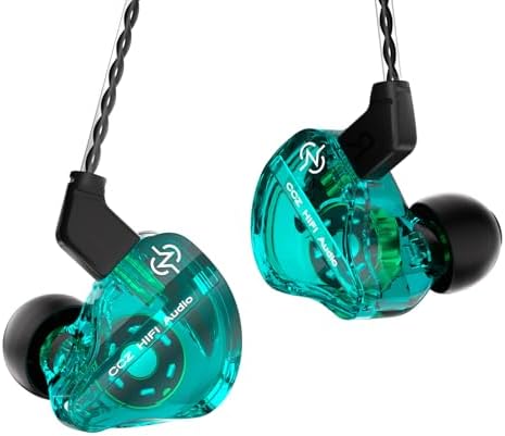 Unleash Your Sound Potential with CCZ Coffee Bean Wired Earbuds – Premium In-Ear Monitors for Musicians and Fitness Enthusiasts, Featuring Hi-Fi Bass and Patented Comfort Eartips – Perfect for Stage Performances, Workouts, and Everyday Listening – Lightweight, Durable Design for Unmatched Audio Quality in Any Setting