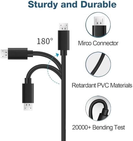 High-Speed Micro USB Wall Charger with 5 FT Cable – Optimized for Noco Boost Sport Models Including GB40, GB20, GB30, GB50, Pro, GB70, GB150 – Durable, Portable Power Adapter for Rapid Charging on the Go