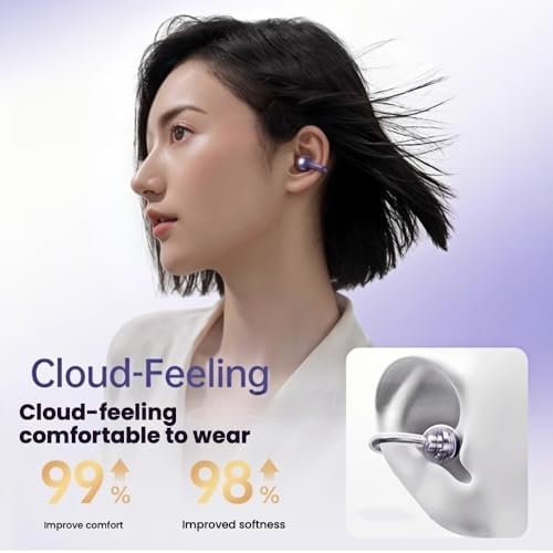 OWS Earbud M108 Wireless Earphones – Immerse Yourself in Premium Sound with Next-Gen Bluetooth 6.5 Technology and IPX4 Water Resistance – Designed for All-Day Comfort and Superior Audio Quality for Music Aficionados and Podcast Fans – Experience Rich Bass and Crystal-Clear Treble for Uninterrupted Enjoyment on the Move