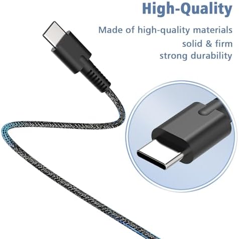 Compact 65 W HP USB-C Laptop Charger – Fast Charging AC Adapter for Spectre x360, Chromebook, Elitebook x360 & Envy – Enhanced Durability & Compatibility for Home, Travel & Study – Reliable Power Supply with Smart Chip Protection & 30-Day Money-Back Guarantee