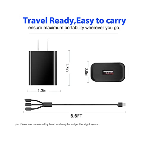 Universal 3-in-1 USB Charging Cable for Apple Devices – Fast Charge Technology for Apple TV 4 K Remote, i Pads, and Air Pods – Compact, Durable Multi-Device Power Cord for Home and Travel Use – Simplify Your Charging Needs with Enhanced Compatibility and Speed