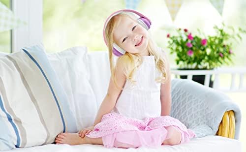 Enchanting Disney Princess Bluetooth Headphones for Kids – Wireless Adjustable Earphones with Built-In Mic and AUX for School, Travel, and Home – Safe Sound Experience for Young Listeners