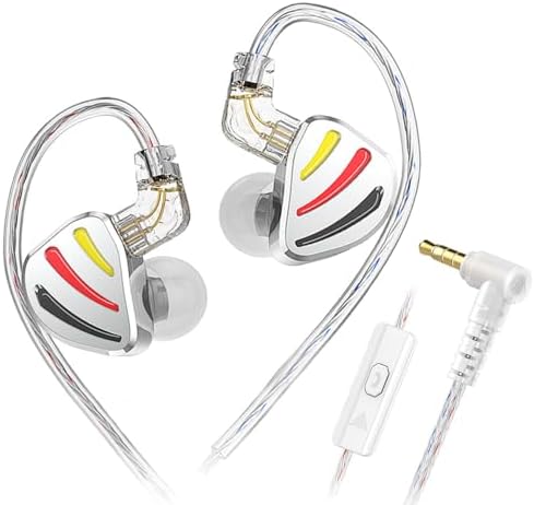 Elevate Your Audio Experience with QKZ-ODIN High-Fidelity Gaming Earbuds – Premium Wired In-Ear Monitors Featuring Enhanced 10 mm Dynamic Driver for Rich Deep Bass and Crystal-Clear Sound | Customizable Detachable Cable for Personalized Use | Perfectly Designed for Gaming, Music Enthusiasts, and Conference Calls – Ultra-Lightweight Ergonomic Build for All-Day Comfort and Enhanced Focus
