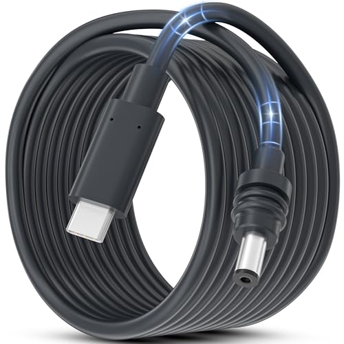 Starlink Mini Cable 16.4FT, Starlink Mini USB C to DC Power Cable, 100W DC Male to Type-C Male Cable Cord Compatible with 65W+ PD Source, Waterproof 20AWG 5M – Enhanced Compatibility and Speed