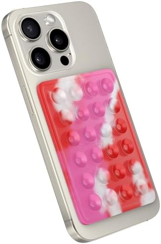 Premium Silicone Suction Phone Mount for i Phone & Android – Hands-Free Holder for Tik Tok, Selfies & Fidgeting – Versatile Shower Mirror & Smooth Surface Compatibility – Stylish Chocolate Finish for Enhanced Functionality and Aesthetic