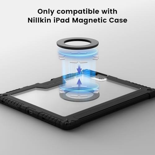 Nillkin Magnetic Wall Holder Stand for i Pad – Dual-Purpose Protective Case & Secure Mount for i Pad Pro 11, Air 5/4/3, & Pro 12.9 – Effortless Installation, Sleek Design & Enhanced Stability for Home and Office Use – 2 Piece Set for Versatile Display Solutions