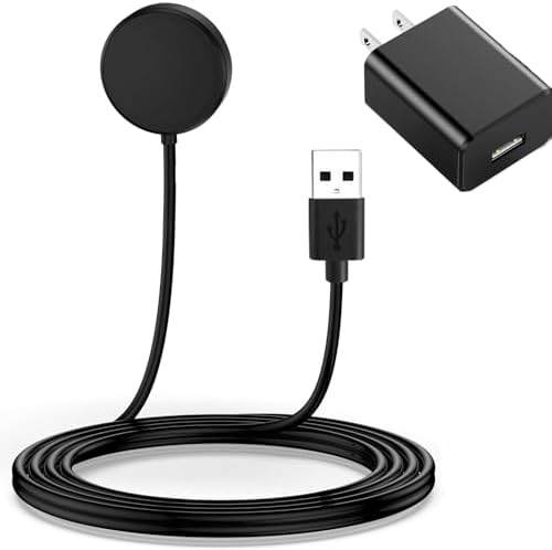 Samsung Galaxy Watch Magnetic Fast Charging Cable – 3.3 FT Wireless Charger for Models 7, 6, Ultra, 5 Pro, 4 Classic, 3 & Active – Premium Portability & Enhanced Compatibility for Smartwatch Users