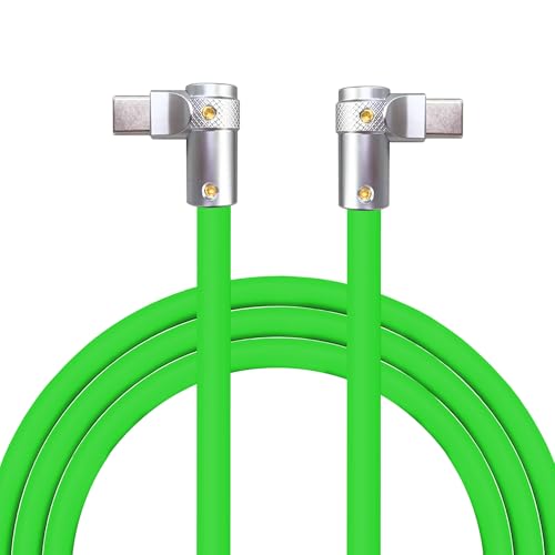 Transform Your Charging Routine with Chubbycable Flex Elbow Pro – 90-Degree USB-C Cable for Lightning-Fast 240 W Power Delivery, Durable Ultra-Thick Silicone Build, Perfect for Convenient Access in Tight Spaces, Ideal for Mobile Phones, Tablets, and Gaming Enthusiasts