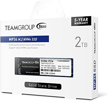 TEAMGROUP MP33 256 GB NVMe SSD – Ultra-Fast M.2 2280 Solid State Drive for Unmatched Performance Enhancement – Exceptional SLC Cache 3 D NAND TLC, PCIe Gen3 x4, Ideal for Gaming & Productivity – Experience Lightning Read Speeds Up to 1600 MB/s and Write Speeds Up to 1000 MB/s – Transform Your System with Unrivaled Efficiency & Reliability