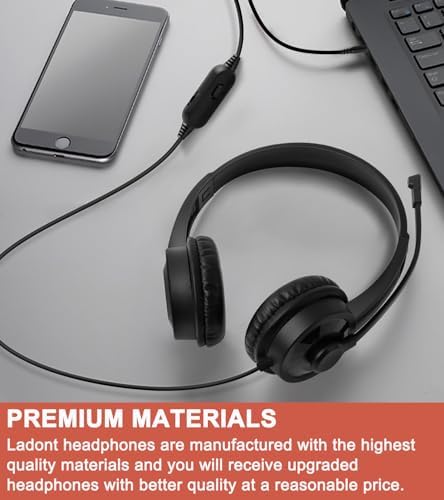 Premium Dual Pack Kids Classroom Headphones with Integrated Microphone – Robust 3.5 mm Wired Headset for Enhanced Educational Engagement on Laptops, Chromebooks, and PCs – Lightweight, Comfortable, and Ergonomically Designed for All-Day Use