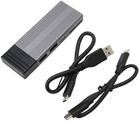 Enhanced USB C M.2 NVMe SSD Enclosure for Game Consoles and Tablets – High-Speed 2 TB Storage Expansion with Plug-and-Play Convenience – Sleek Silver Design for Superior Performance and Compatibility