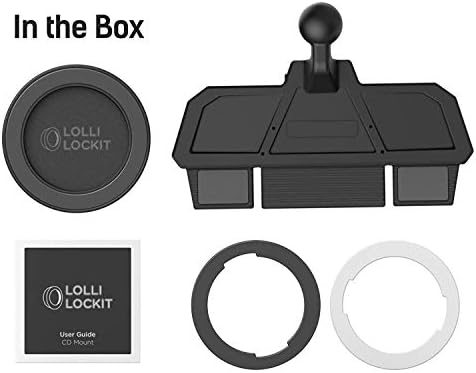 Revolutionize Your Driving with the ENCASED Lolli Lockit CD Car Mount – Magnetic Socket Holder for Pop Phone Grips, Patent Pending Design for Ultimate Stability and Convenience in Any Vehicle