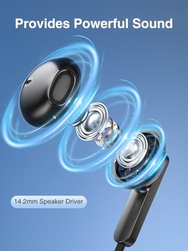 Elevate Your Audio Experience with LCdaymini USB C Earbuds – Premium Wired Headphones for i Phone 16, i Phone 15 Pro Max, Samsung Galaxy S25/S24/S23 Ultra & Google Pixel 9/8 – Immerse in High-Fidelity Sound, Enjoy Effortless Call Management with In-Line Microphone, Convenient Volume Control, and Ultra-Lightweight Design for All-Day Listening Comfort