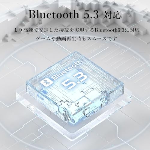 JW1 Bluetooth 5.3 Open Ear Sport Headphones – Wireless Hi-Fi Sound Earbuds with Built-in Mic, 18 Hours Playtime, Lightweight Design for Active Lifestyles, Perfect for Running and Workouts (White)