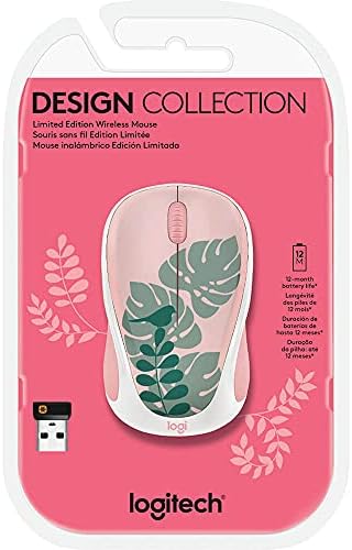 Transform Your Workspace with the Logitech Design Collection Golden Garden Limited Edition Wireless Compact Mouse – A Unique Blend of Artistry and Ergonomics for Effortless Navigation and Style!