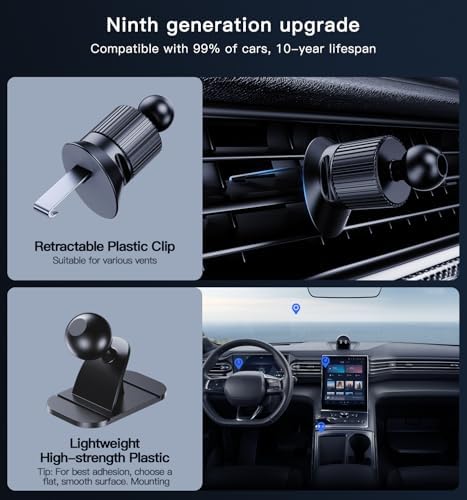 Effortless 15 W Mag Safe Wireless Car Charger with Auto-Clamping Mount for i Phone 15/14/13/12 Pro Max Plus – Fast Charging Solution for Enhanced Driving Convenience and Style