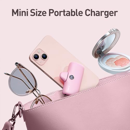 Compact i WALK 4,800 m Ah Portable Charger – High-Speed 18 W PD Power Bank with Built-in USB-C for Seamless Charging of i Phone 15/16/Pro/Max & Samsung Galaxy S25/S24/S23 – Ideal Travel Companion for On-the-Go Power Solutions