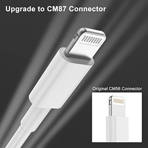 10 ft Apple MFi Certified Lightning to USB Cable – 2 Pack Long Durable i Phone Charger for Fast Charging – Compatible with i Phone 14/13/12/11/Pro/Max/X/XS/XR – Enhanced Flexibility and Performance for Home or Travel